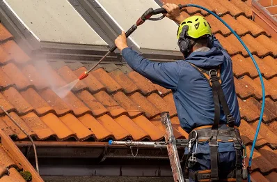 Démoussage et hydrofuge de toiture à Prouvais